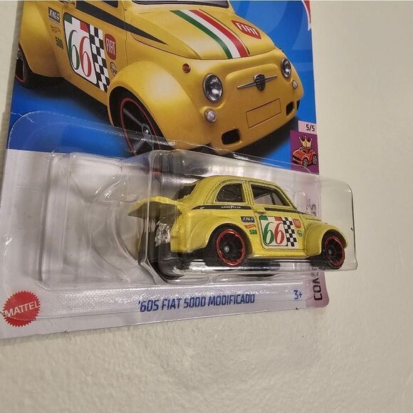 Hot Wheels 60s Fiat 500D Modificado Hotwheels Mattel Mainline 2024 1960 Car New - Picture 2 of 6